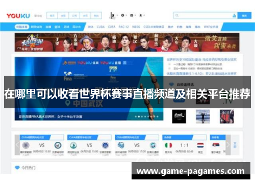 在哪里可以收看世界杯赛事直播频道及相关平台推荐